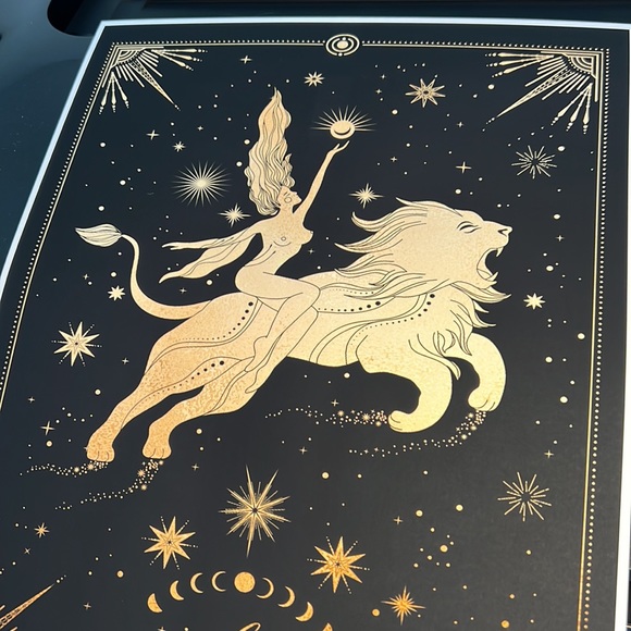 Leo Wall Art Celestial Zodiac Print Poster Unframed - Picture 16 of 17